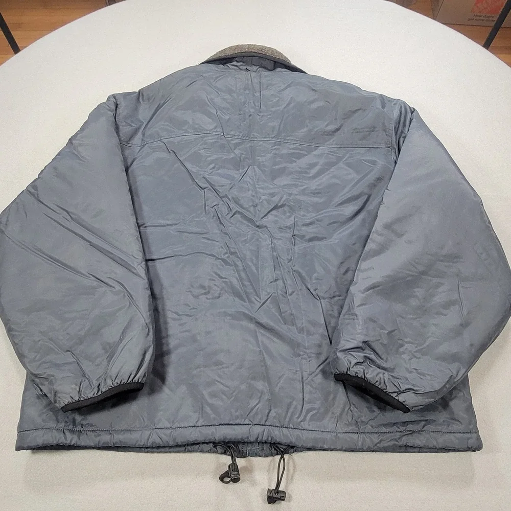 American Eagle Jacket Vintage AE77 Nylon Men's XXL Blue Gray 90s Y2K‎ Gorpcore